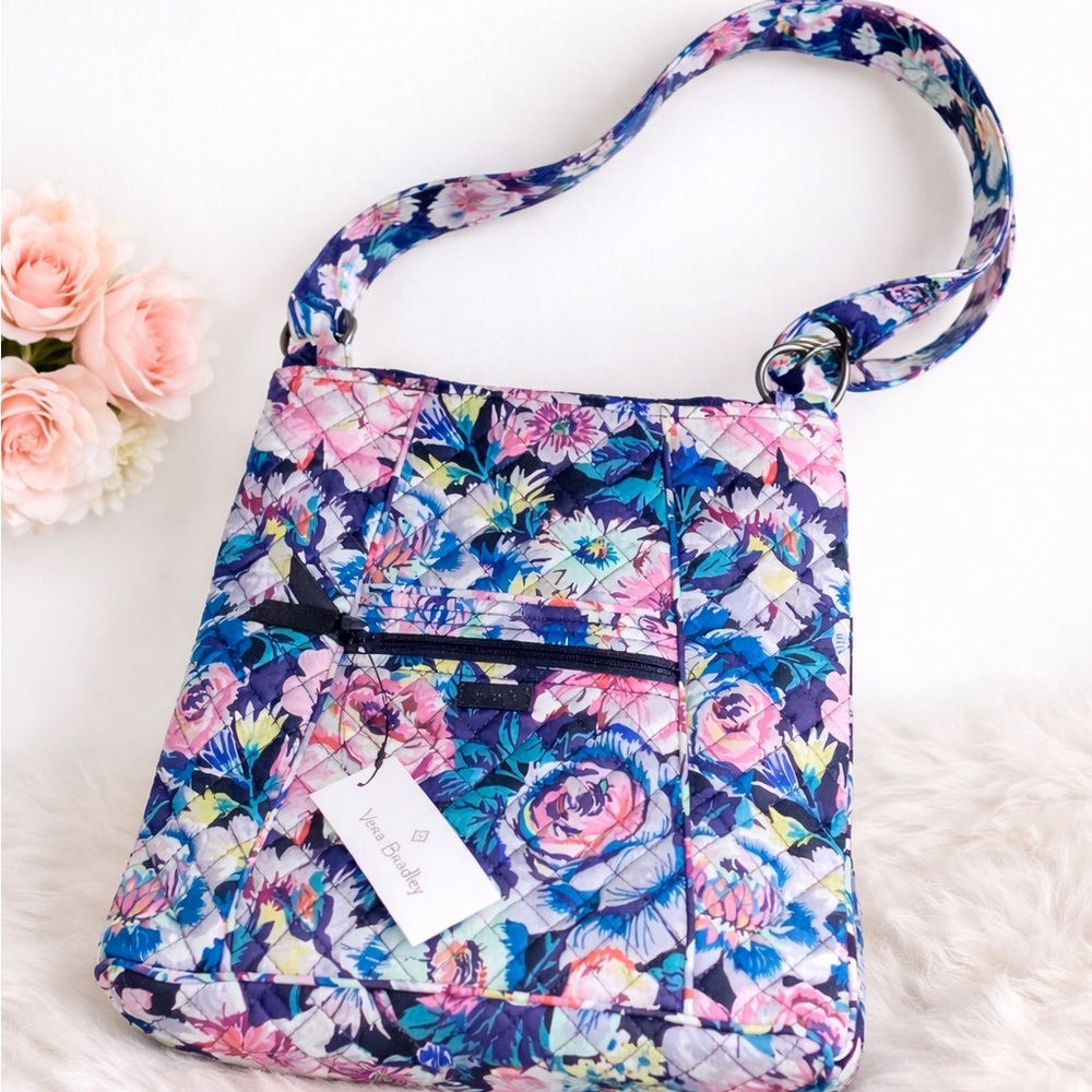 NWT Vera Bradley Floral Quilted Crossbody Bag Romantic Cottagecore Chic